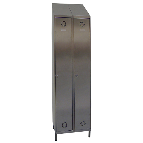 Taquilla de acero inoxidable SV-25/2 INOX